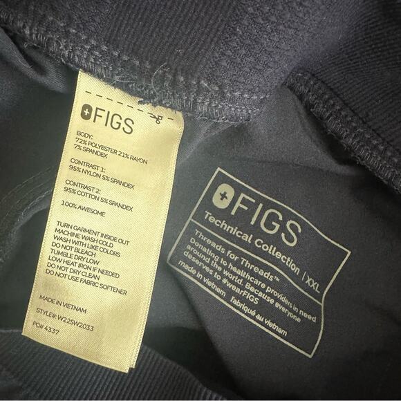 Figs Yola Maternity Scrub Pants in Navy Size XXL - Picture 7 of 11